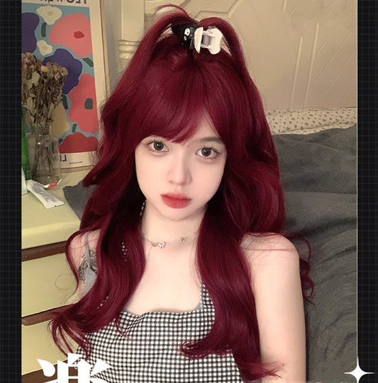 red cute wig A40127
