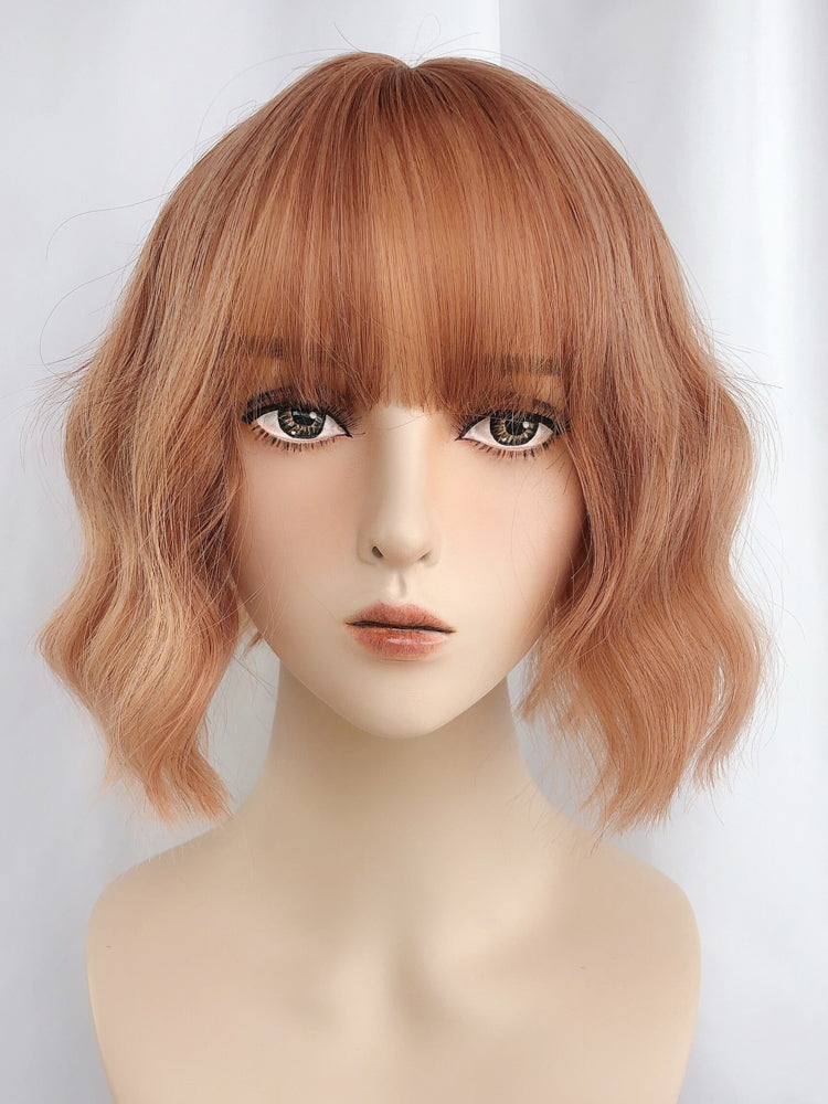 orange wig A40041