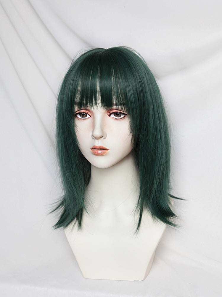 Polaris dark green wig A30582