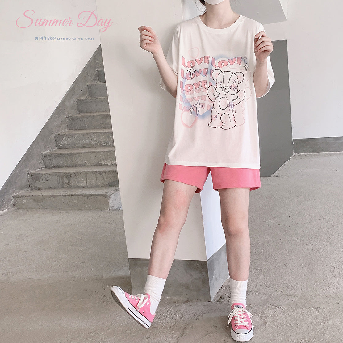 Heart Star Bear T-Shirt A40133