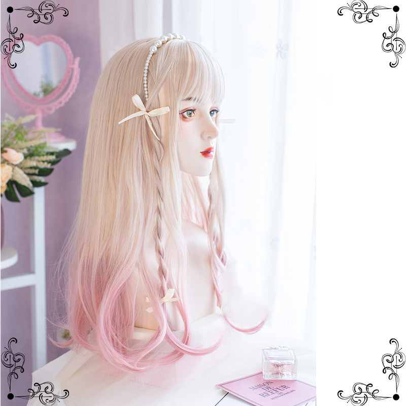 Pink Mist Sakura Gradient Lolita Wig A30053