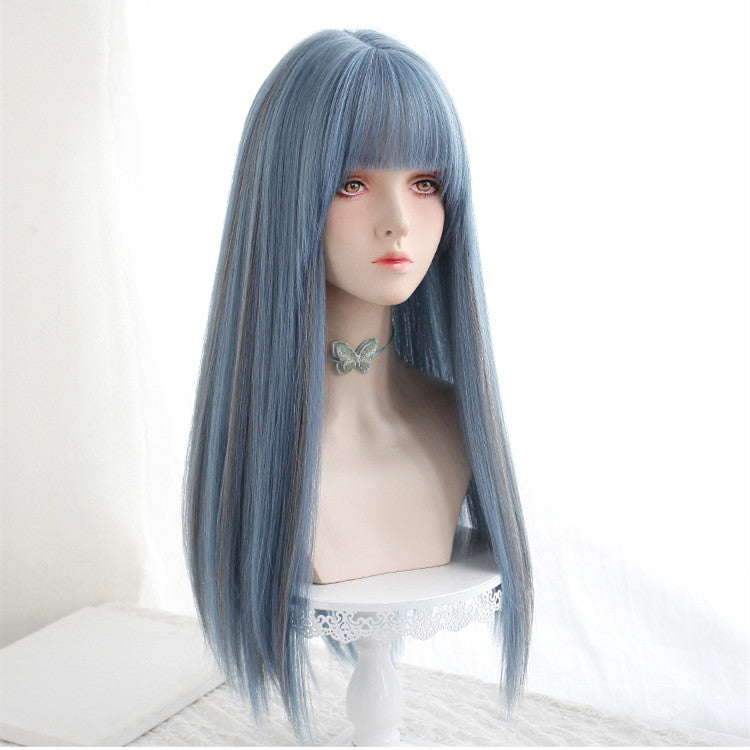 Haze blue wig A30178