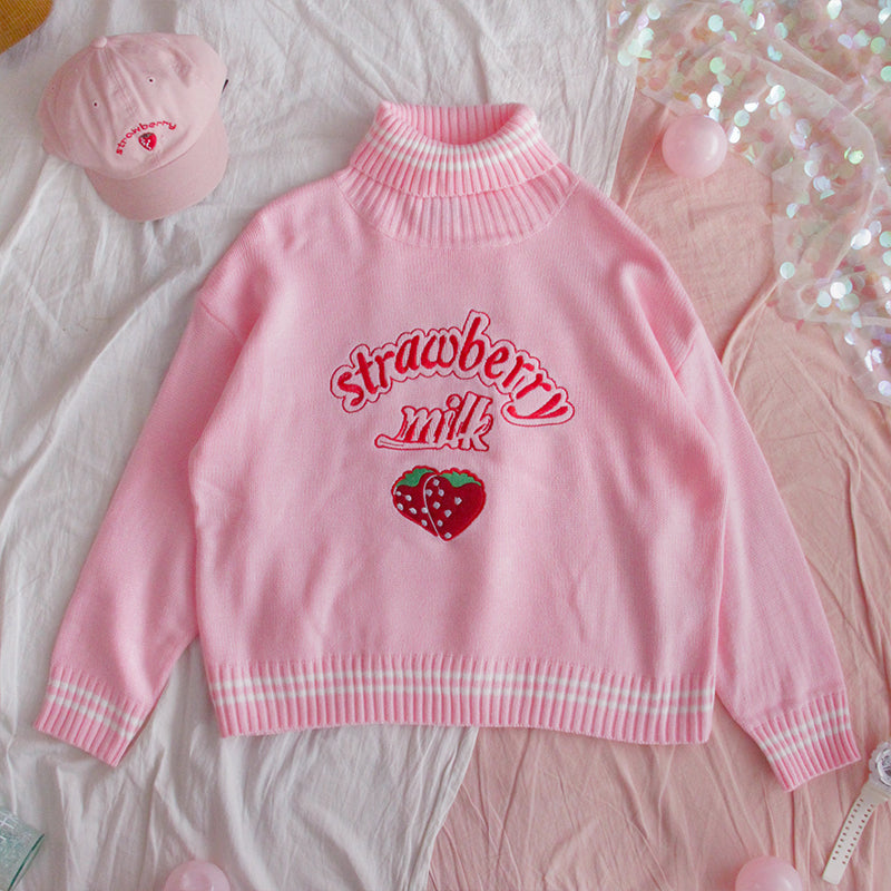 Soft girl fashion sweater A20225