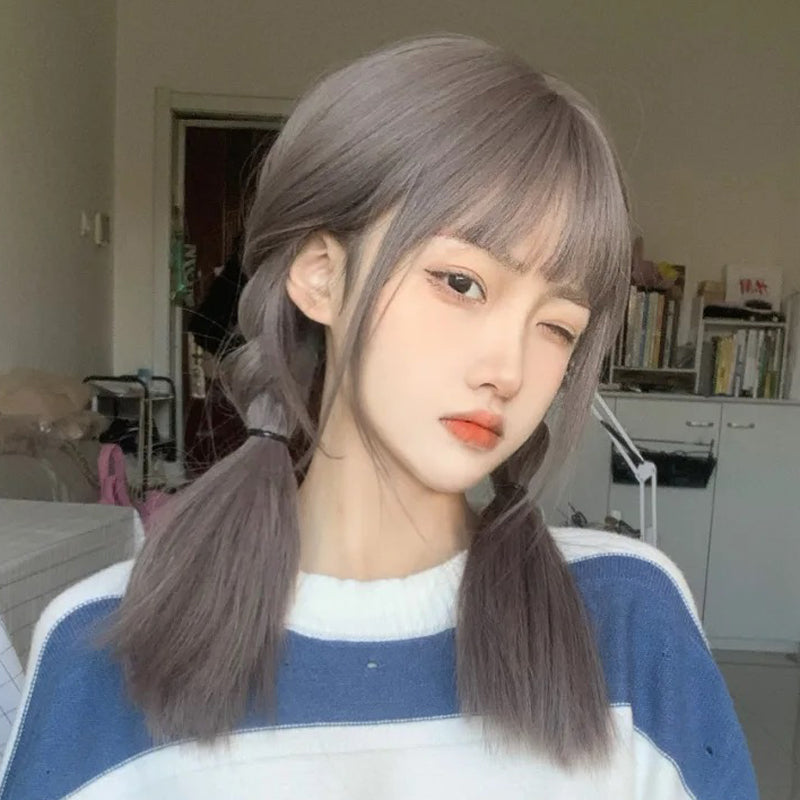Lolita grey wig A30184