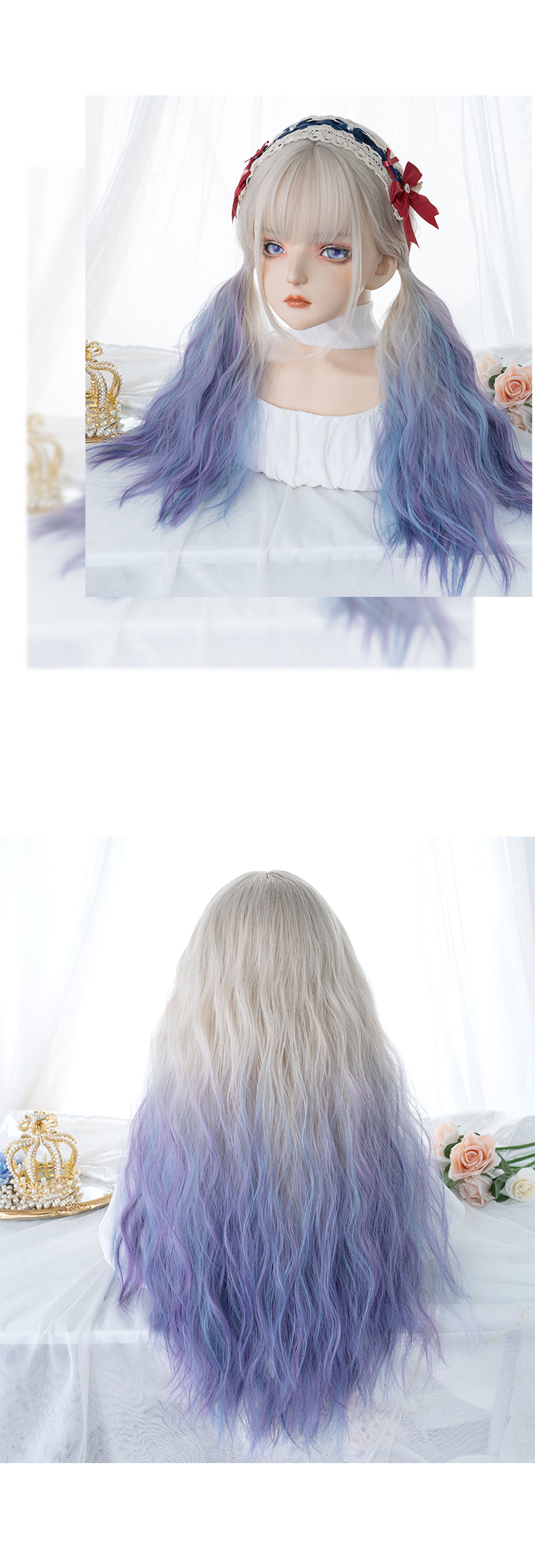 gradient cute lolita wig A30978