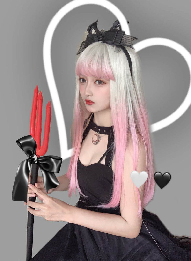 Kawaii Peach Gradient Lolita Wig A20307