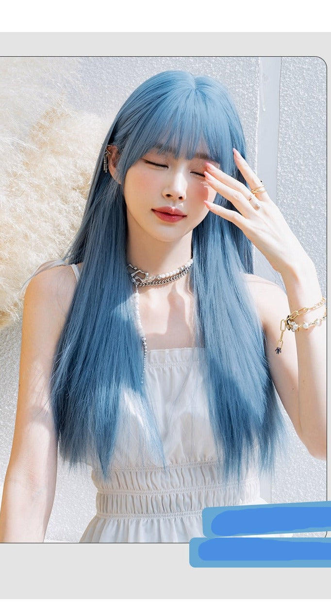 Mermaid Blue Wig A30590