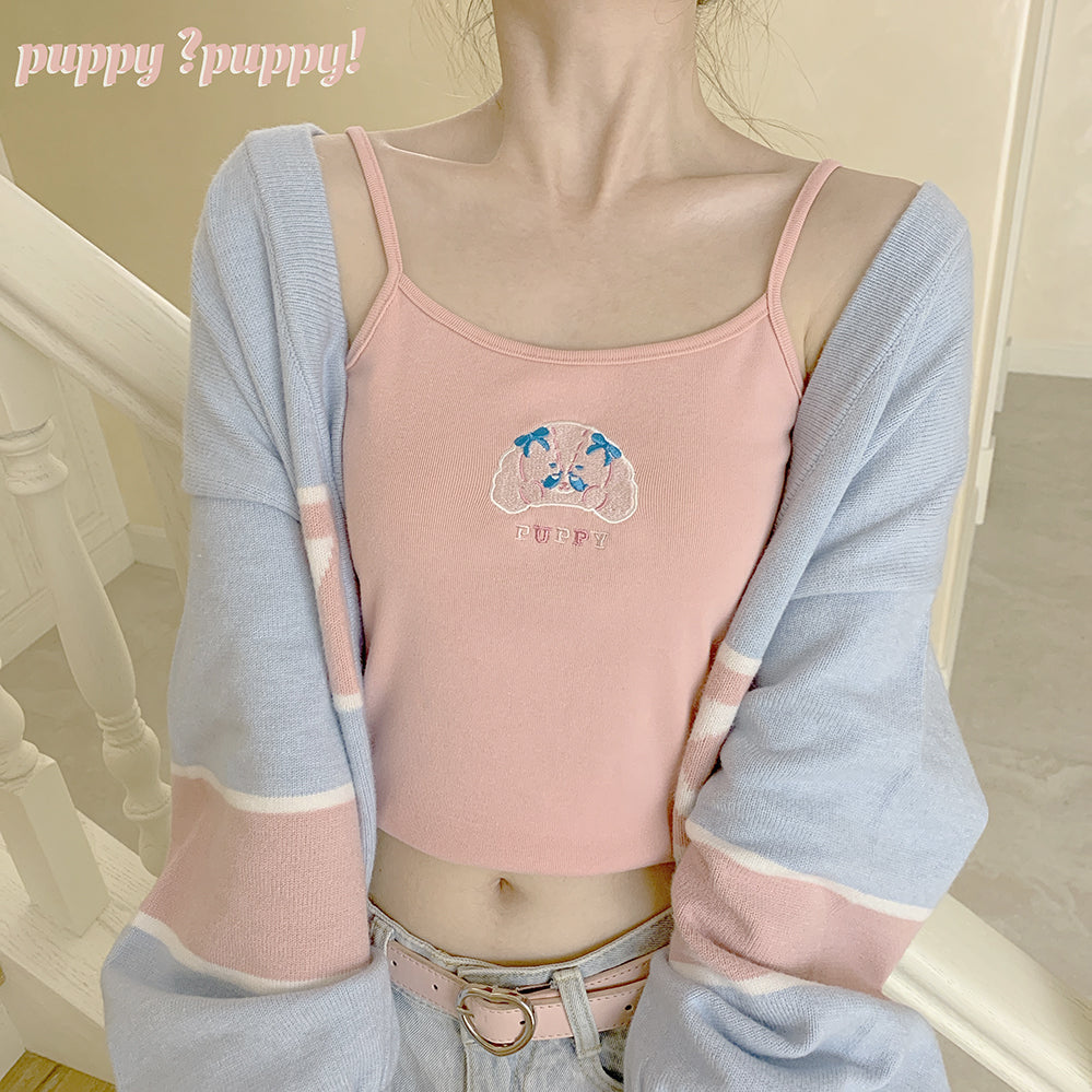 cute showa puppy vest A30848
