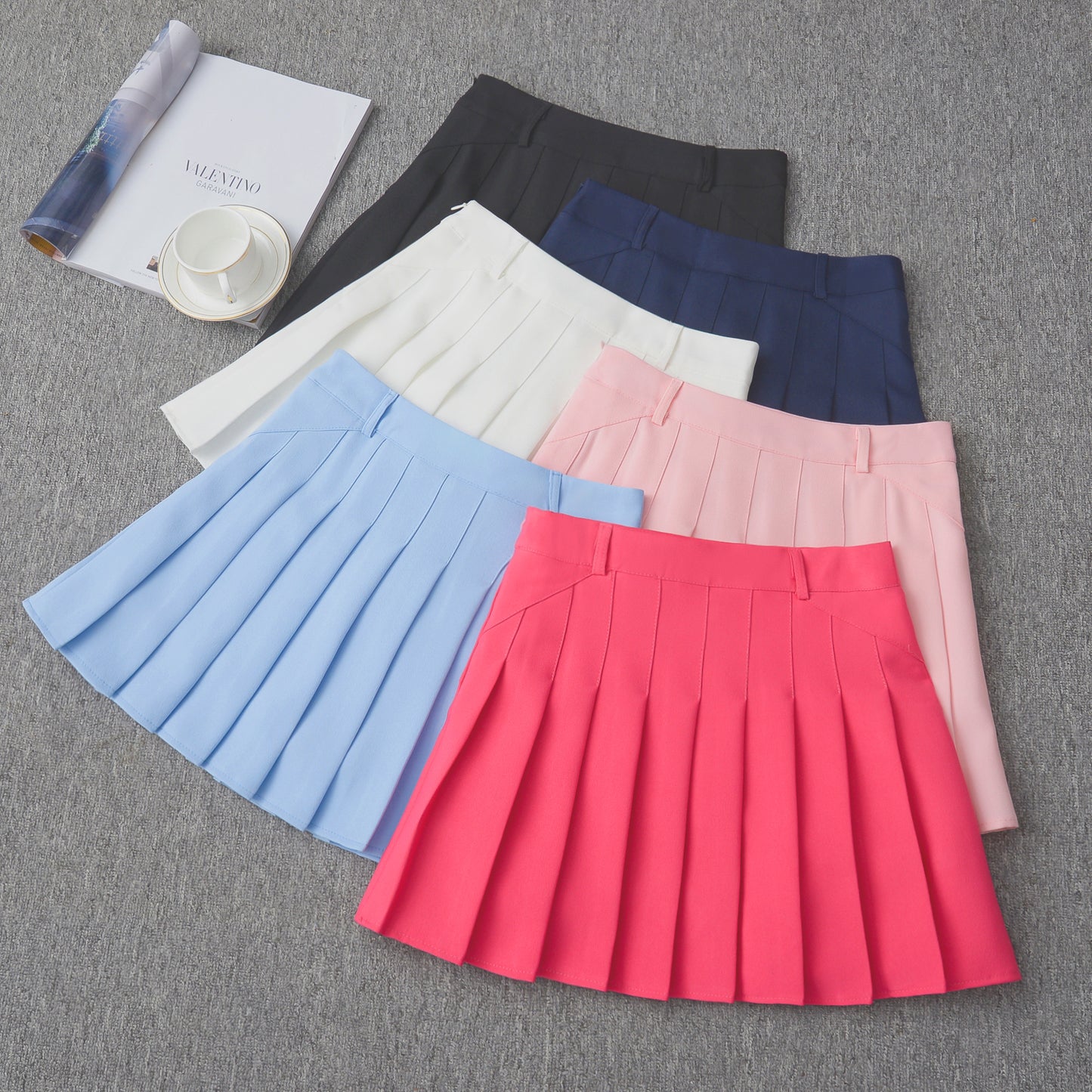 Candy-colored girly skirt A30922