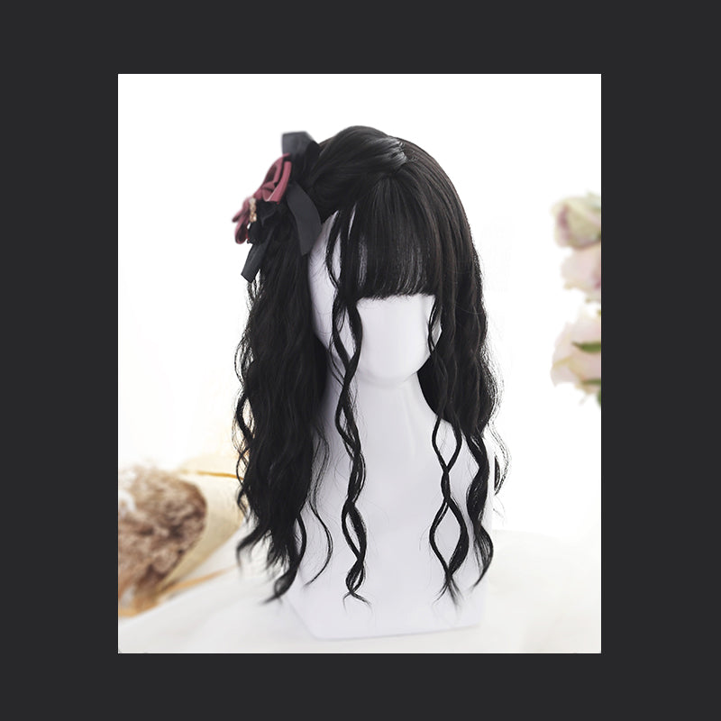 Polly Natural Black Lolita Wig A20126