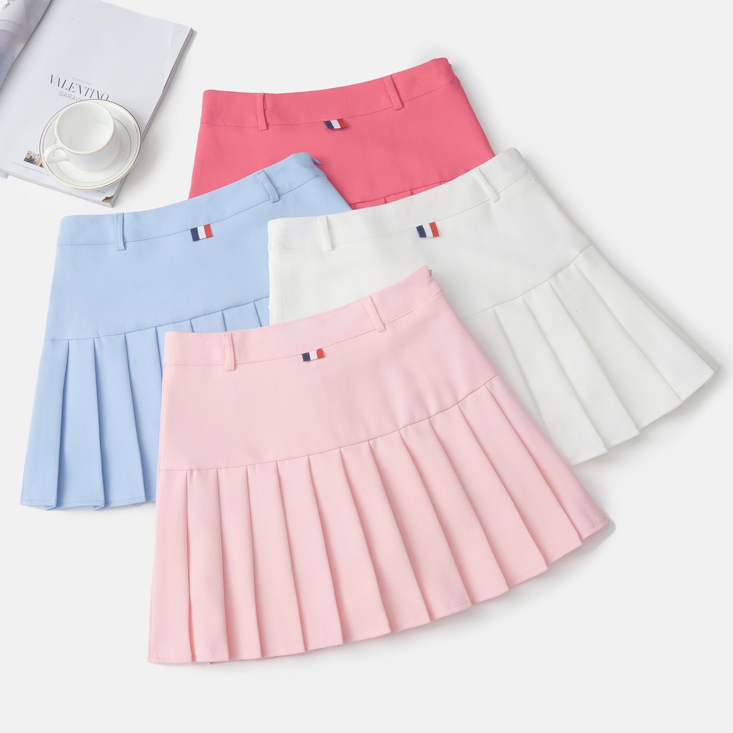Candy-colored girly skirt A30922