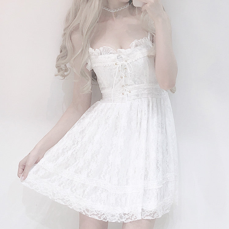 Lace girl fairy dress A20523