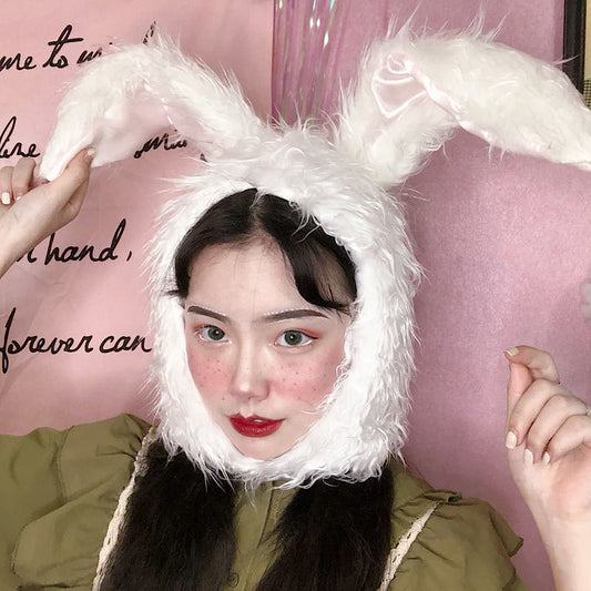 Cartoon girl plush bunny ears headgear A20274